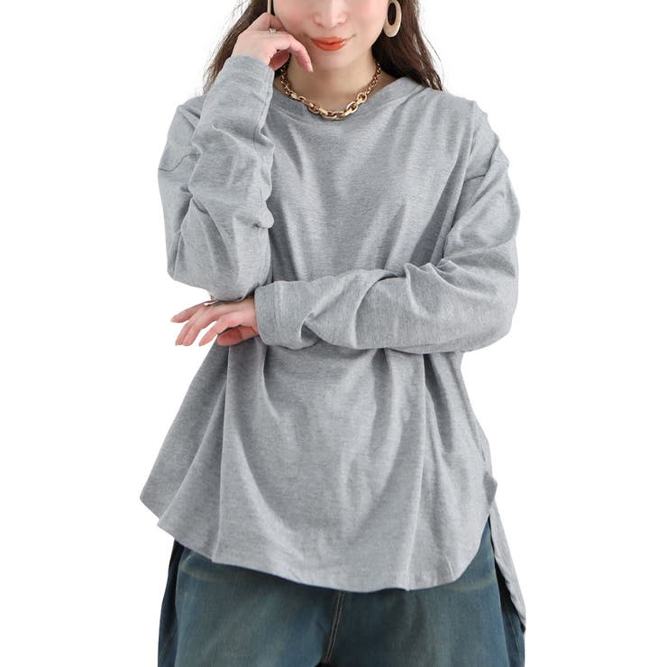 杢グレー | 大きいサイズ レディース トップス | GOLDJAPAN　大きいサイズ専門店