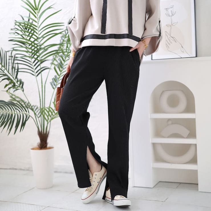 ブラック | 大きいサイズ レディース ボトムス | GOLDJAPAN　大きいサイズ専門店