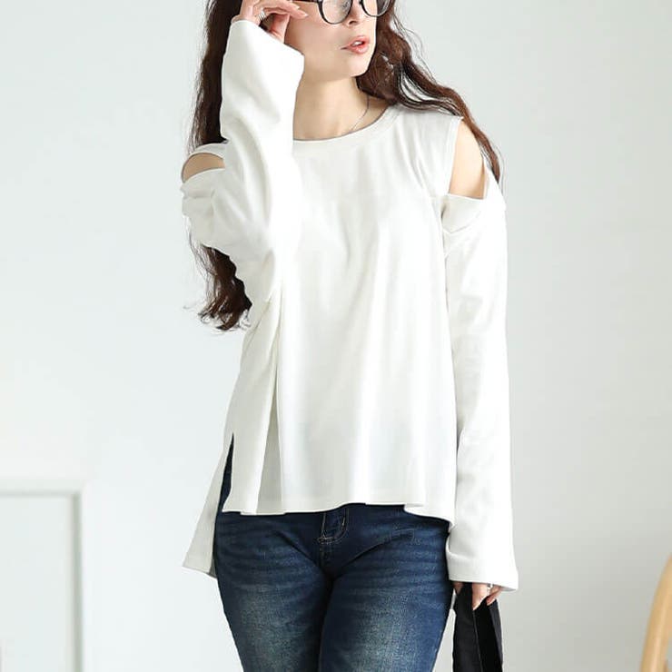 オフホワイト | 大きいサイズ レディース トップス | GOLDJAPAN　大きいサイズ専門店