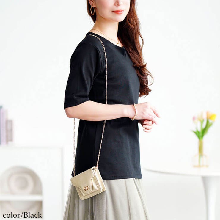 ブラック | 大きいサイズ レディース トップス | GOLDJAPAN　大きいサイズ専門店