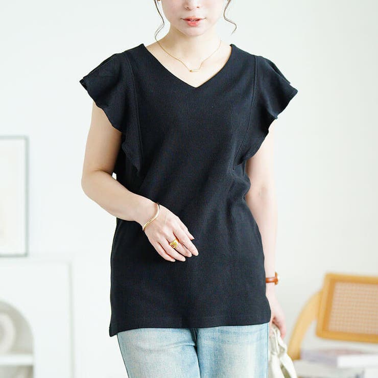 ブラック | 大きいサイズ レディース トップス | GOLDJAPAN　大きいサイズ専門店