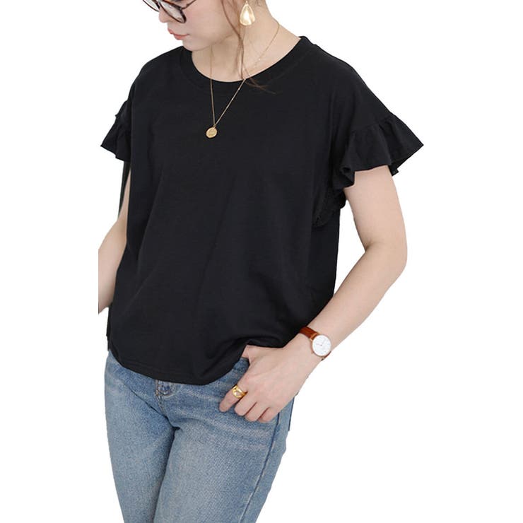 ブラック | 大きいサイズ レディース トップス | GOLDJAPAN　大きいサイズ専門店