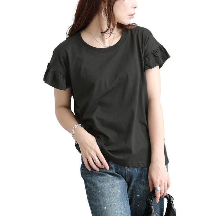 チャコールグレー | 大きいサイズ レディース トップス | GOLDJAPAN　大きいサイズ専門店