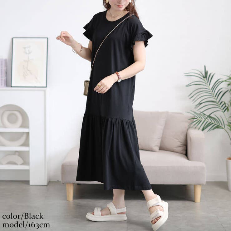 ブラック | 大きいサイズ レディース ワンピース | GOLDJAPAN　大きいサイズ専門店