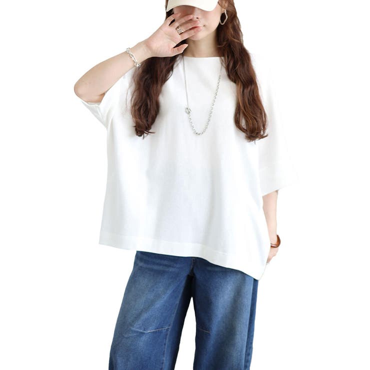 ホワイト | 大きいサイズ レディース トップス | GOLDJAPAN　大きいサイズ専門店