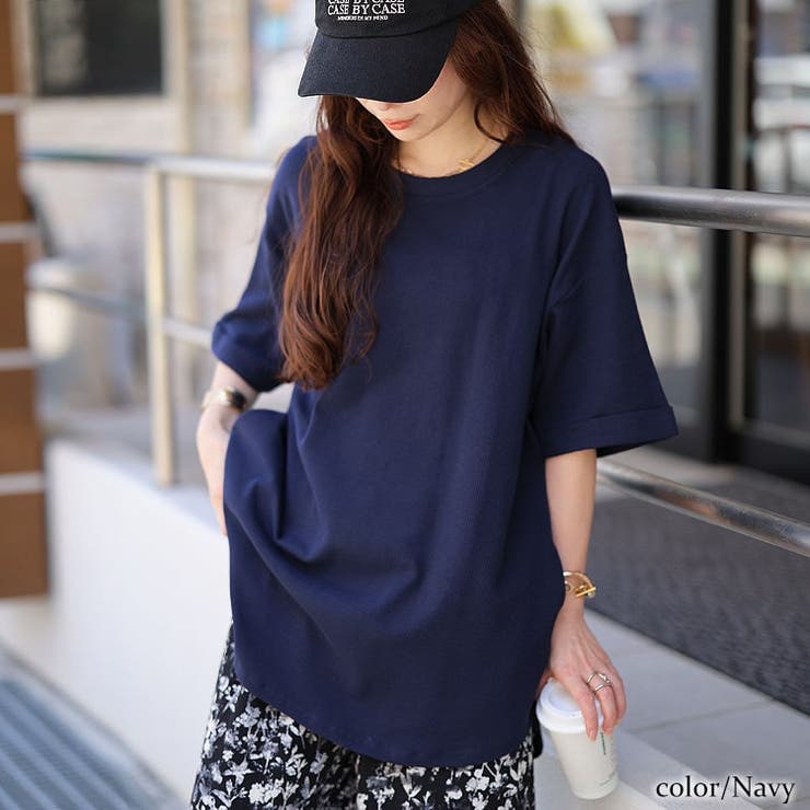 ネイビー | 大きいサイズ レディース トップス | GOLDJAPAN　大きいサイズ専門店