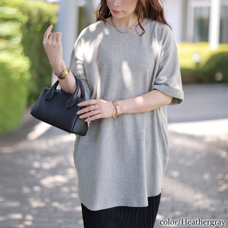 杢グレー | 大きいサイズ レディース トップス | GOLDJAPAN　大きいサイズ専門店