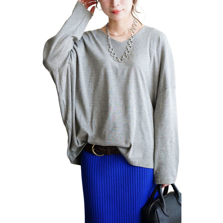 杢グレー | 大きいサイズ レディース トップス | GOLDJAPAN　大きいサイズ専門店