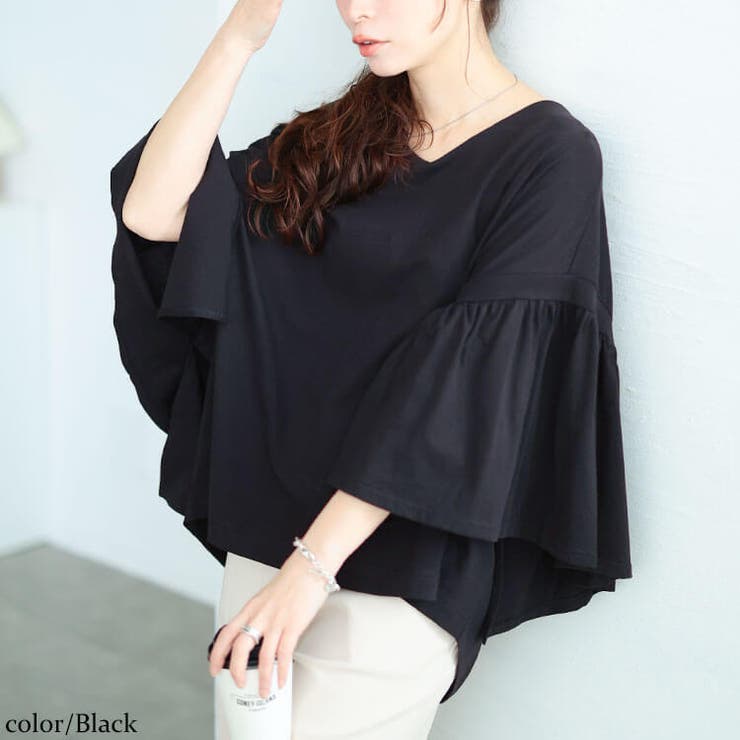 ブラック | 大きいサイズ レディース トップス | GOLDJAPAN　大きいサイズ専門店