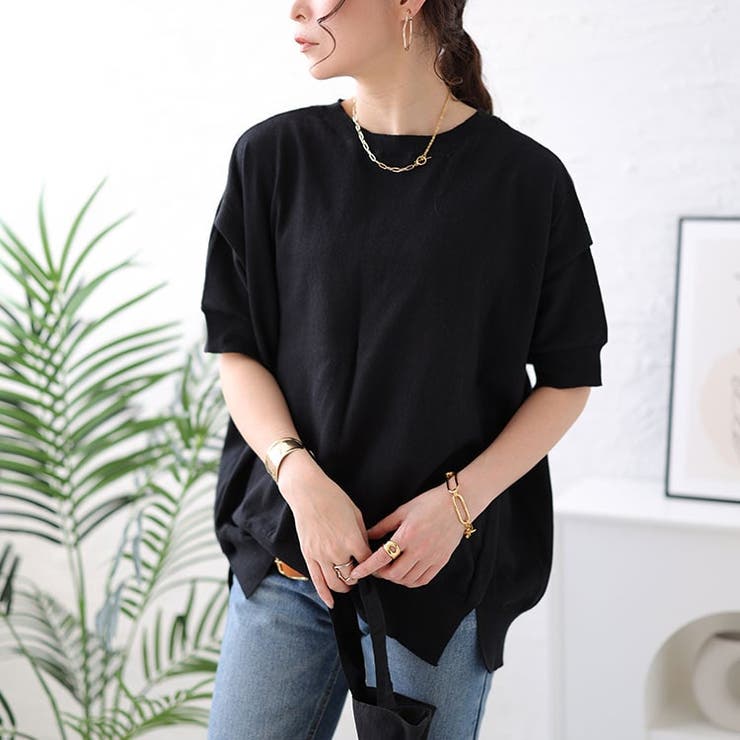 ブラック | 大きいサイズ レディース トップス | GOLDJAPAN　大きいサイズ専門店