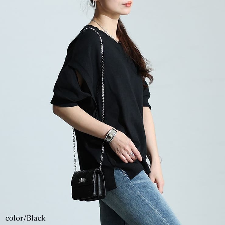 ブラック | 大きいサイズ レディース トップス | GOLDJAPAN　大きいサイズ専門店