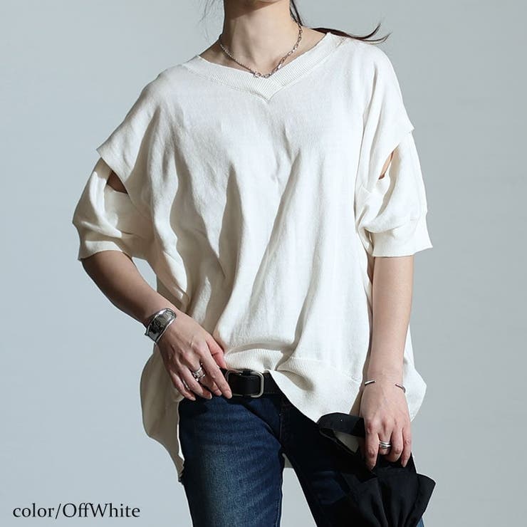 オフホワイト | 大きいサイズ レディース トップス | GOLDJAPAN　大きいサイズ専門店