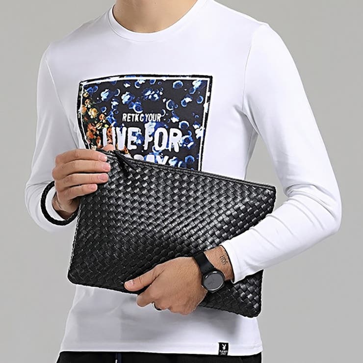 GOLWIS クラッチバッグ  格子編み[品番：GWSW0000009]｜GOLWIS（ゴルウィス）のメンズファッション通販｜SHOPLIST（ショップリスト）