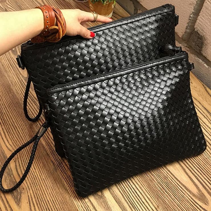 本店は GOLWIS クラッチバッグ 格子編み[品番：GWSW0000009]｜GOLWIS クラッチバッグ、パーティバッグ
