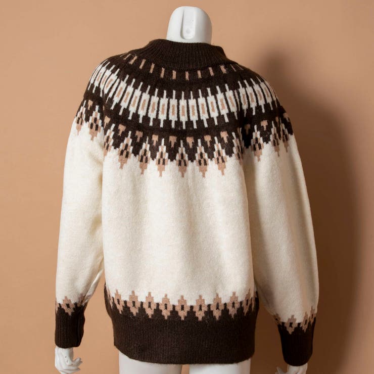 ノルディック柄ニット[品番：GORW0005413]｜GORGE （ゴージ）の