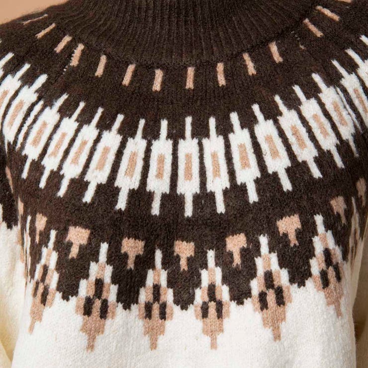 ノルディック柄ニット[品番：GORW0005413]｜GORGE （ゴージ）の