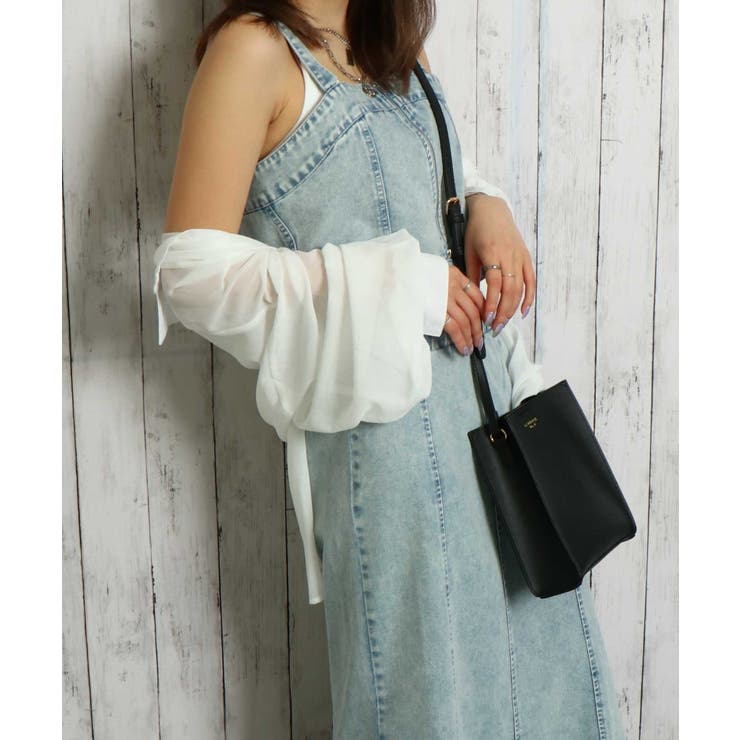 《型押しデザイン×スクエア》縦型ミニショルダーバッグ／シンシアショルダー	 | GORGE  | 詳細画像22 