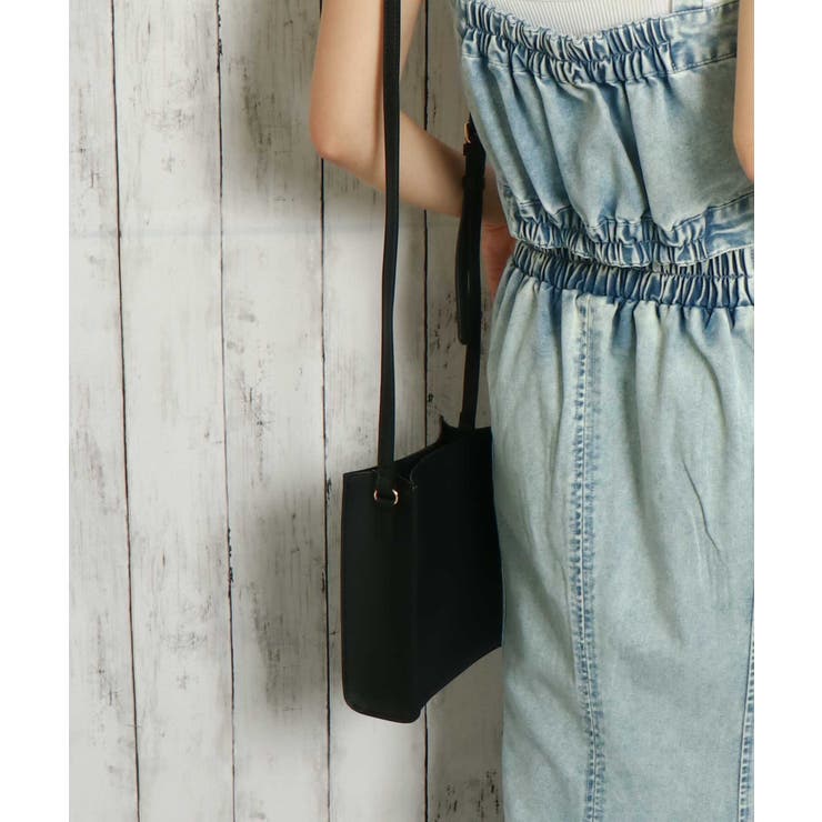 《型押しデザイン×スクエア》縦型ミニショルダーバッグ／シンシアショルダー	 | GORGE  | 詳細画像23 