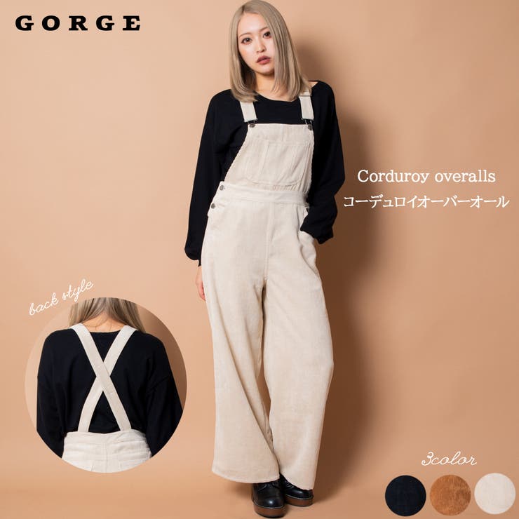 コーデュロイオーバーオール[品番：GORW0005419]｜GORGE （ゴージ