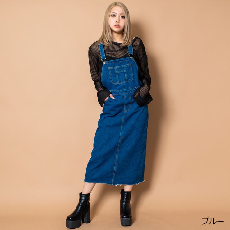 SMITH'S デニムジャンスカ SMITH'S デニム ジャンスカ デニムジャンパースカート