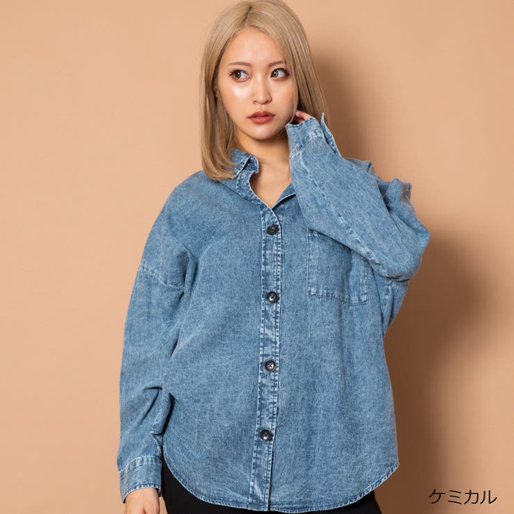 シワ加工デニムシャツ[品番：GORW0005350]｜GORGE （ゴージ）の