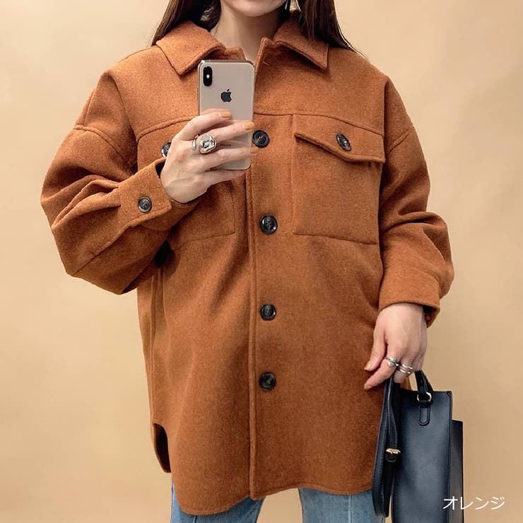 フェイクウールシャツジャケット 品番 Gorw Gorge ゴージ のレディースファッション通販 Shoplist ショップリスト