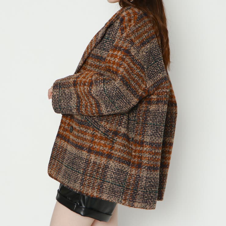 チェック柄コート 品番 Gorw Gorge ゴージ のレディースファッション通販 Shoplist ショップリスト