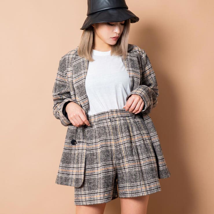チェックタックショートパンツ[品番：GORW0005449]｜GORGE （ゴージ
