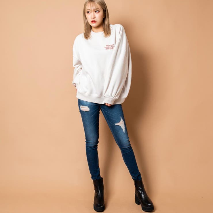 裏起毛サークルロゴプルオーバー | GORGE  | 詳細画像2 