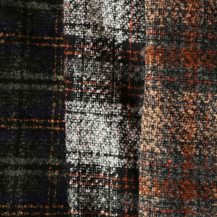 ロングチェックダブルチェスターコート[品番：GORW0005683]｜GORGE