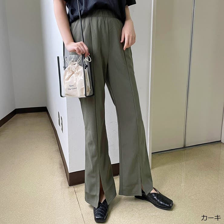 前スリットフレアパンツ[品番：GORW0005866]｜GORGE （ゴージ