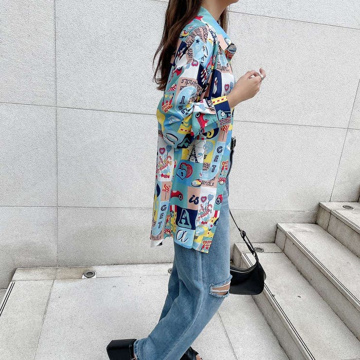 柄シャツ[品番：GORW0005881]｜GORGE （ゴージ）のレディース