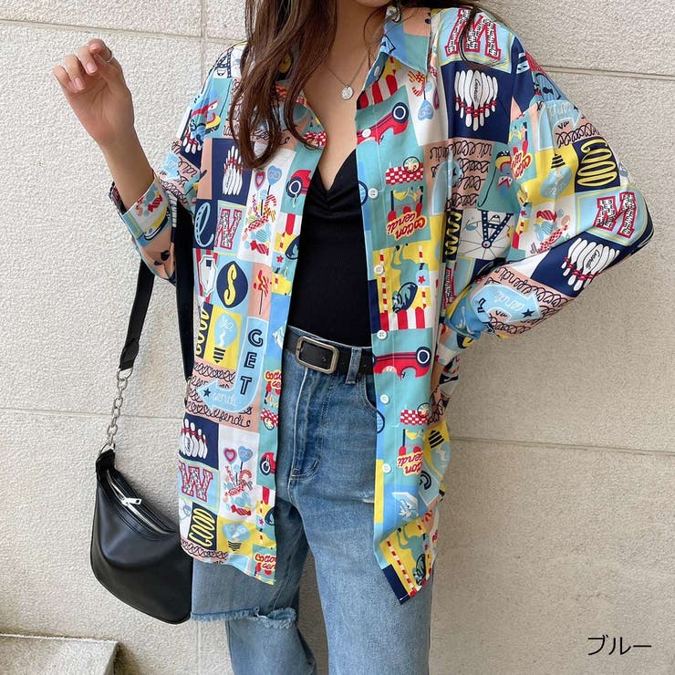 柄シャツ 品番 Gorw Gorge ゴージ のレディースファッション通販 Shoplist ショップリスト