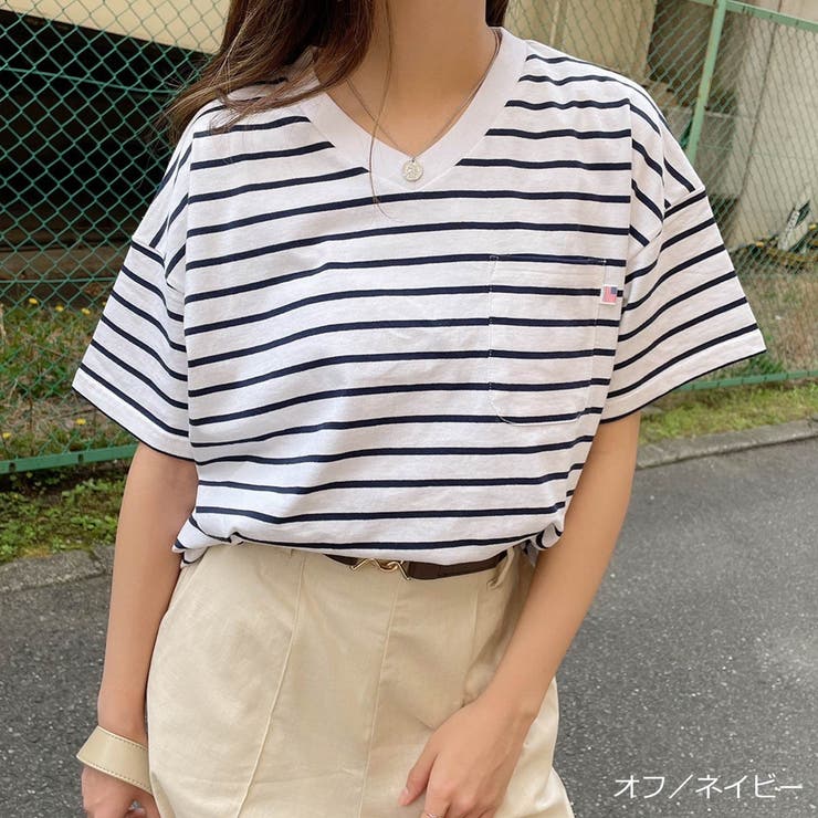 爆売り！ tシャツ Tシャツ USAコットンVネックTシャツ