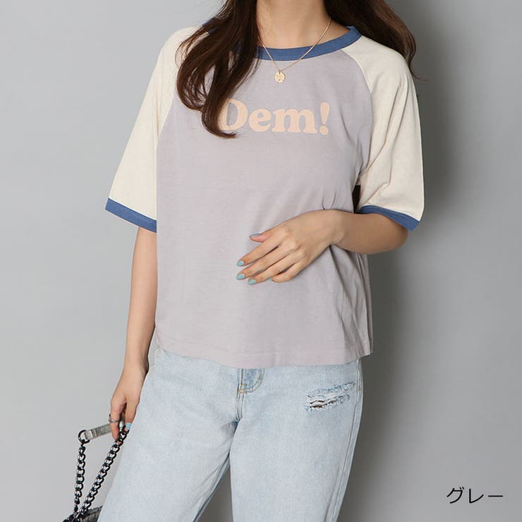 ｄｅｍラグランｔシャツ 品番 Gorw Gorge ゴージ のレディースファッション通販 Shoplist ショップリスト