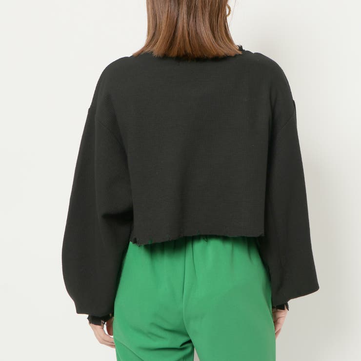 ダメージワッフルカーディガン | GORGE  | 詳細画像13 