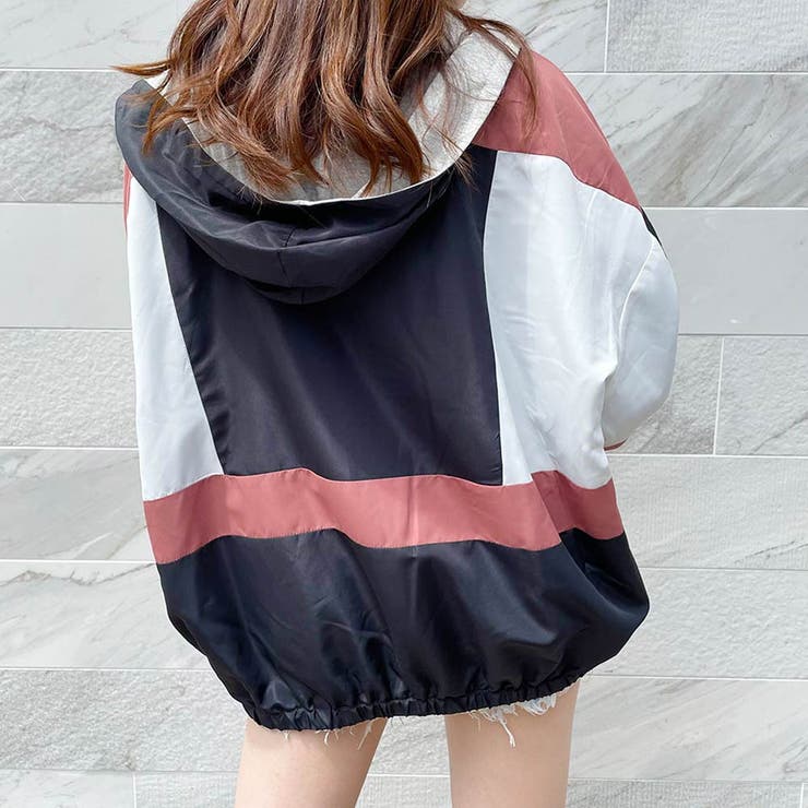 配色ブルゾン[品番：GORW0006329]｜GORGE （ゴージ）のレディースファッション通販｜SHOPLIST（ショップリスト）