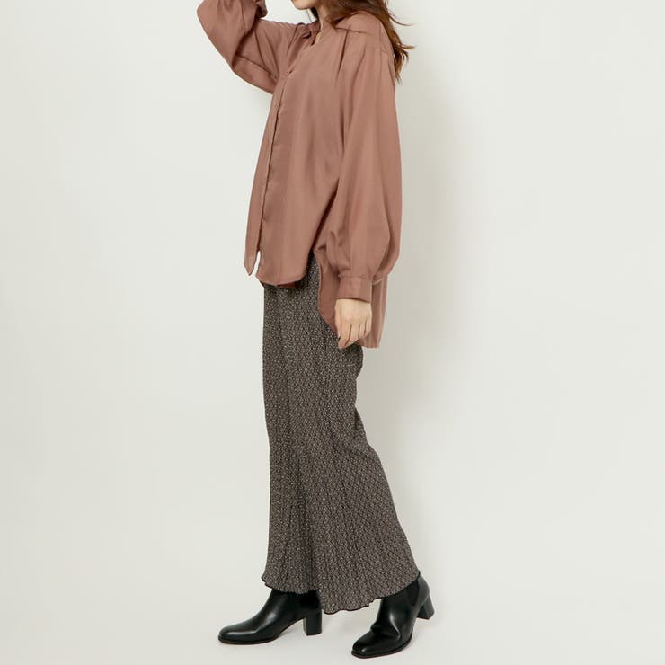 起毛プリーツ柄パンツ | GORGE  | 詳細画像5 