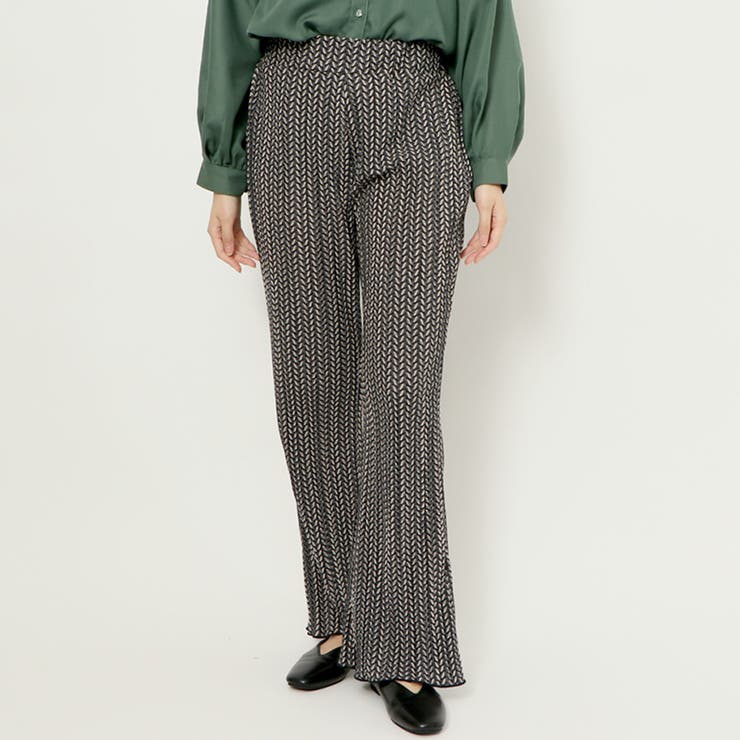 起毛プリーツ柄パンツ | GORGE  | 詳細画像8 