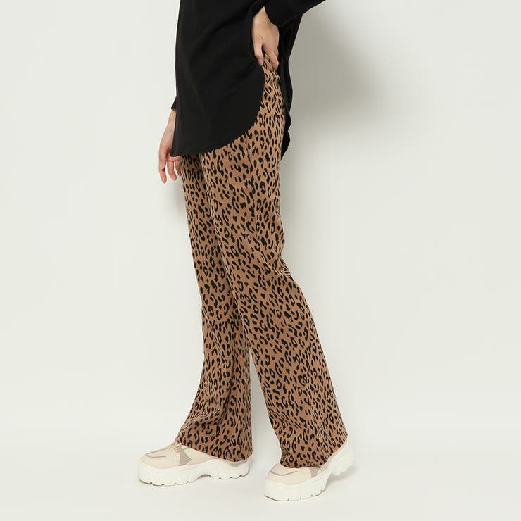 ヒョウ柄フレアパンツ[品番：GORW0006281]｜GORGE （ゴージ）の