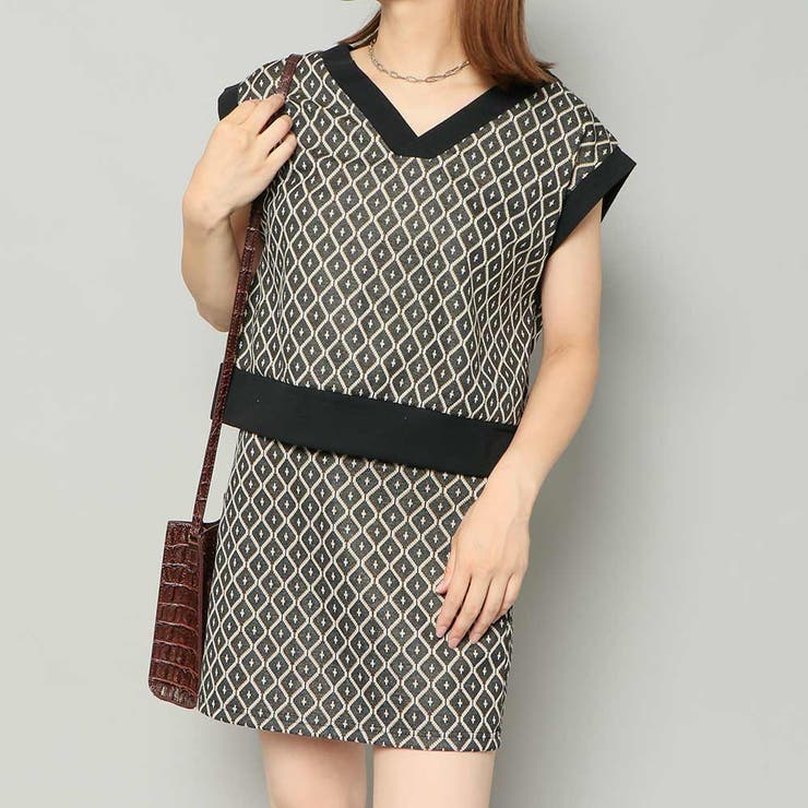 カットジャガード柄ベスト | GORGE  | 詳細画像2 