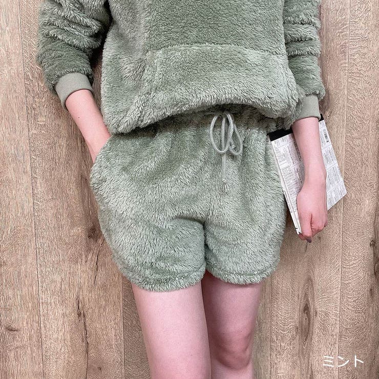 ルームウェアエコファーショートパンツ[品番：GORW0006428