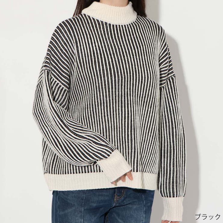 【Ami Paris / アミパリ】ストライプ セーター
