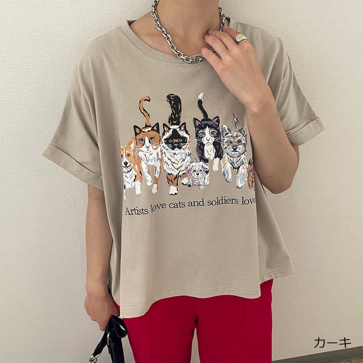 犬猫ショートTシャツ[品番：GORW0006146]｜GORGE （ゴージ