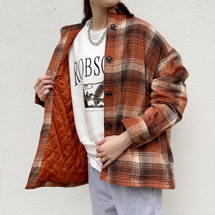 シャギーチェックブルゾン[品番：GORW0006526]｜GORGE （ゴージ）の