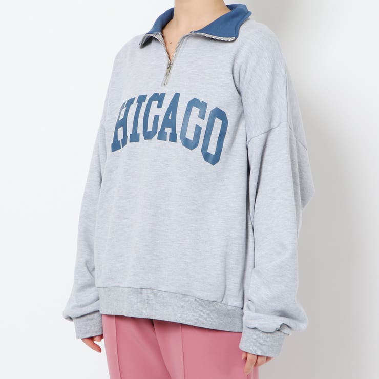 配色ハーフＺＩＰロゴ裏毛プルオーバー | GORGE  | 詳細画像10 