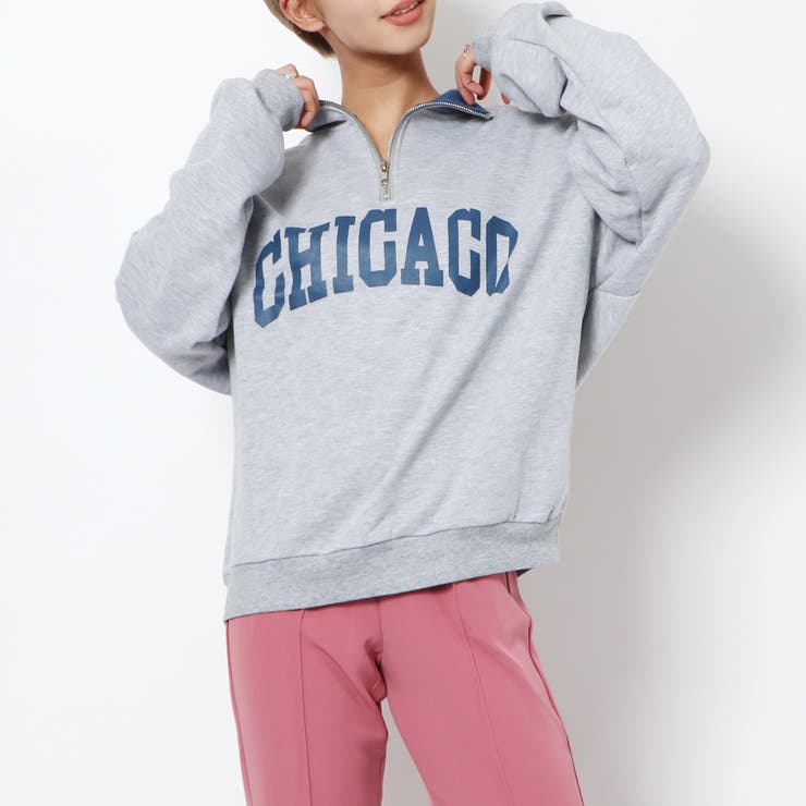 配色ハーフＺＩＰロゴ裏毛プルオーバー | GORGE  | 詳細画像8 