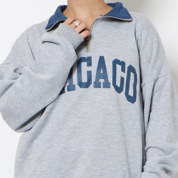 配色ハーフＺＩＰロゴ裏毛プルオーバー | GORGE  | 詳細画像9 