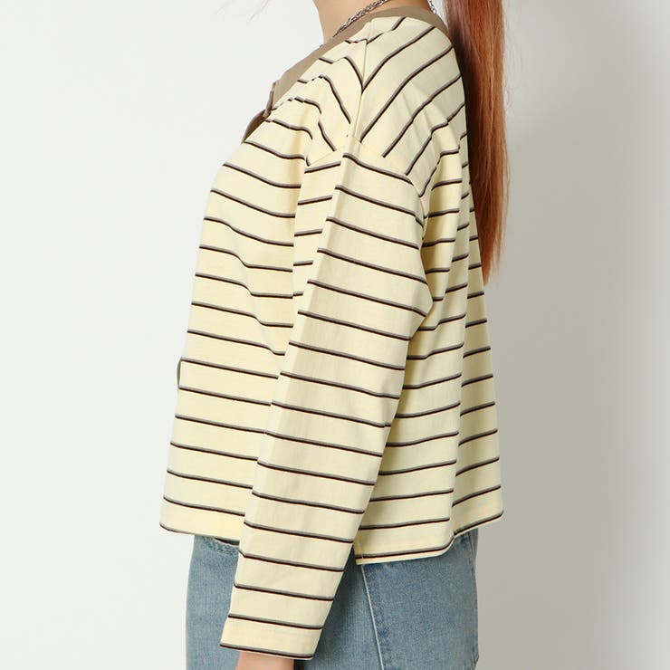 ２ｗａｙボーダー短丈カーディガン | GORGE  | 詳細画像3 