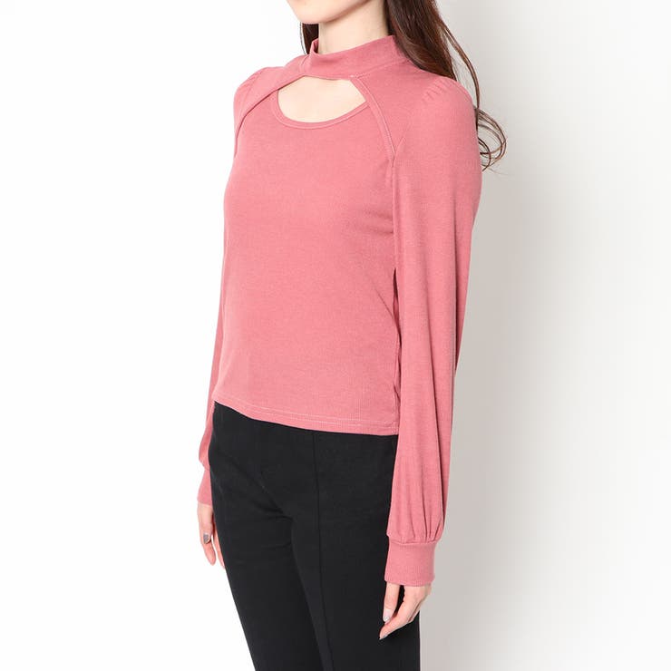 プチハイ胸開きリブトップス | GORGE  | 詳細画像3 